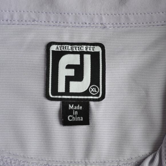 FootJoy Men's Polo Shirt - Light Purple - Picture 3 of 5